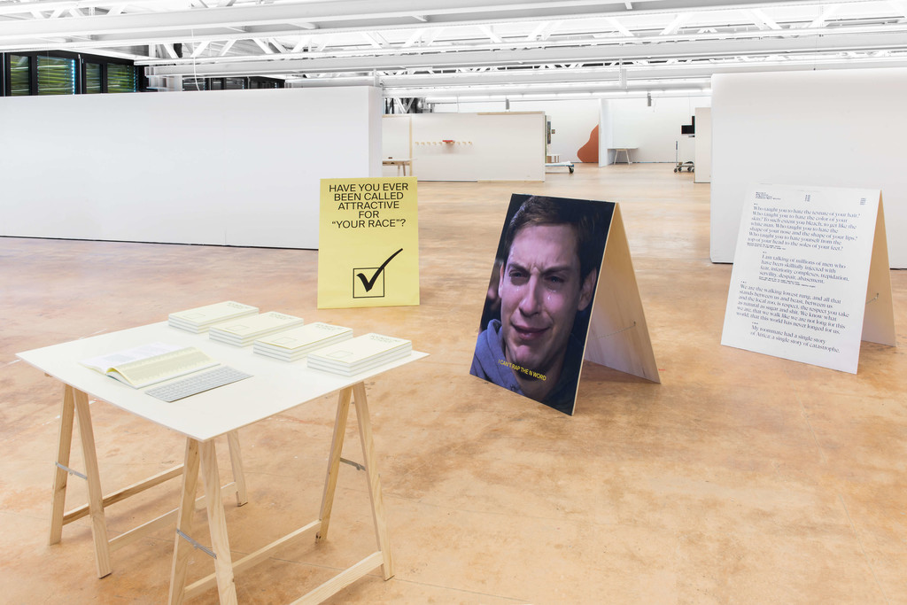 Ann Kern’s Sounds Like a Choice uses a variety of strategies to adress its complex themes of privilege, prejudice and power. - © Swiss Design Awards Blog