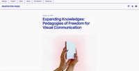 The digital platform developed by depatriarchise design to host a wide intersectional discussion on design patriarchy that amplifies female voices - © Image: depatriarchise design, Swiss Design Awards Blog