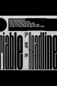 “Preciado”, type specimen - © © Mateo Broillet, Swiss Design Awards Blog